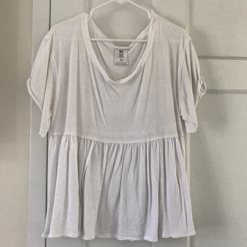 White Free People Shirt